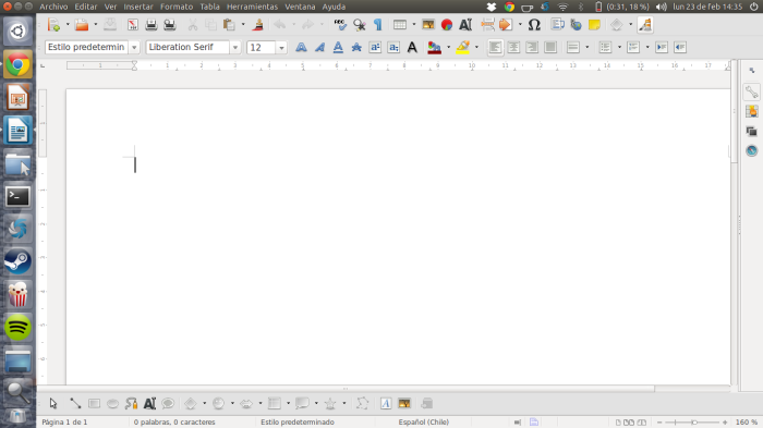LibreOffice en acción